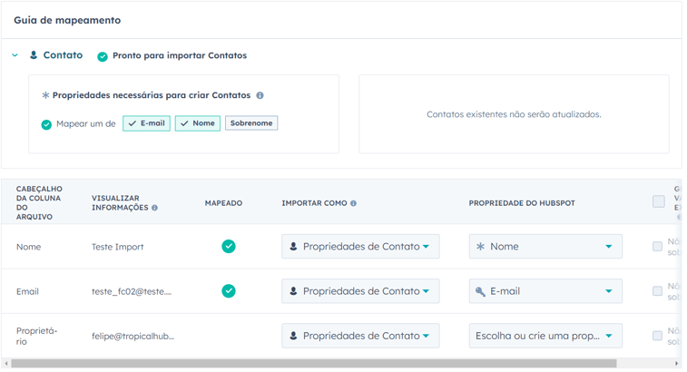 Como importar uma base de dados para a plataforma HubSpot